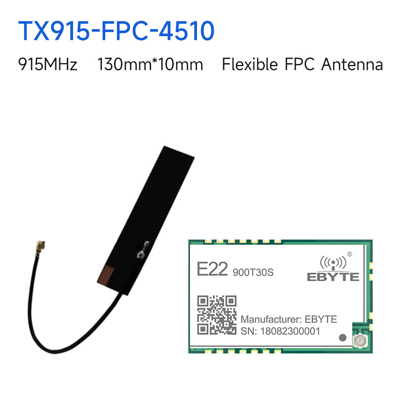 LoRa 868 МГц 915 МГц SX1262 1 Вт Беспроводной передатчик и приемник RF модуль UART 30 дБм 10 км SMD большого радиуса действия EBYTE E22-900T30S-V2