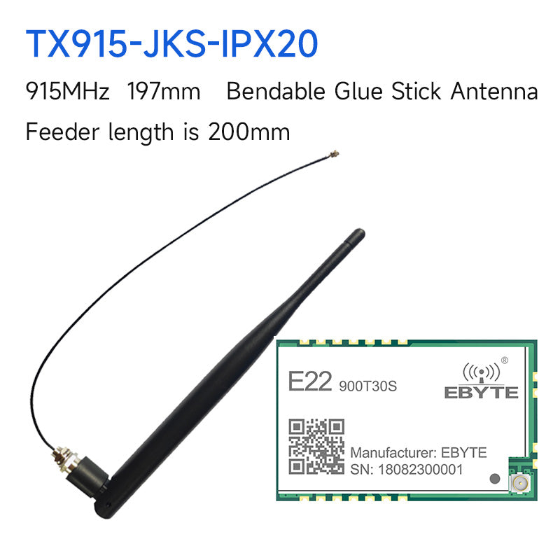 EBYTE E22-900T30S-V2 LoRa 868MHz 915MHz SX1262 1W Wireless Transmitter and Receiver RF Module UART 30dBm 10km Long Range