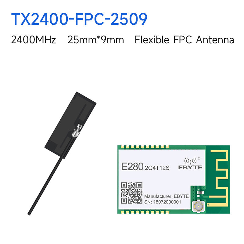 SX1280 LoRa Wireless Modul E280-2G4T12S 2,4 GHz 12dBm IPEX/PCB Antenne Wireless Ranging 3km Modul SMD UART LoRa Wireless Modul