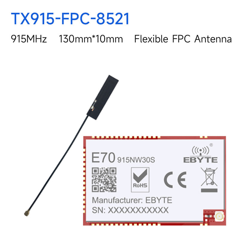 EBYTE E70-915NW30S CC1310 Star Network Module 915MHz 30dBm Long Distance 6.5km Stamp Hole/IPEX Antenna Wireless Transceiver