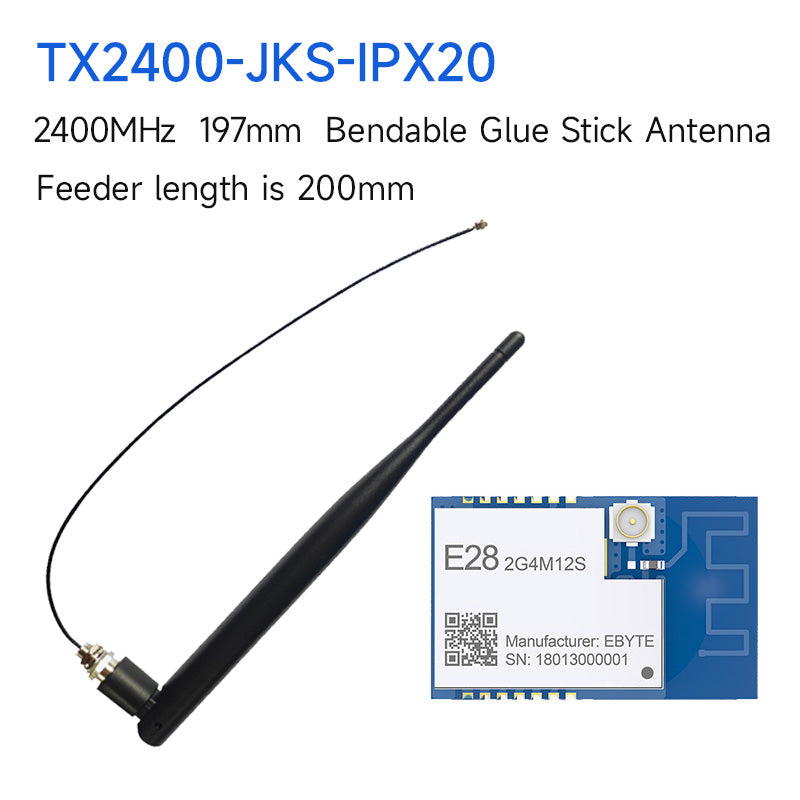 EBYTE E28-2G4M12S SX1281 LoRa Wireless Bluetooth Module 2.4GHz Long Range FLRC GFSK Low Power Consumption IPEX PCB Antenna