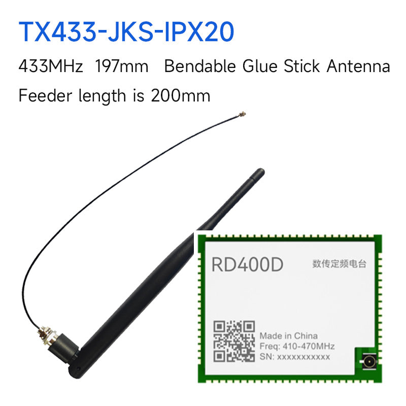 Ebyte RD400D TI CC1200 UART 5.6Km 410-470MHz 30dBm TRIMTALK/TRIMMARK3/TRANSEOT Module