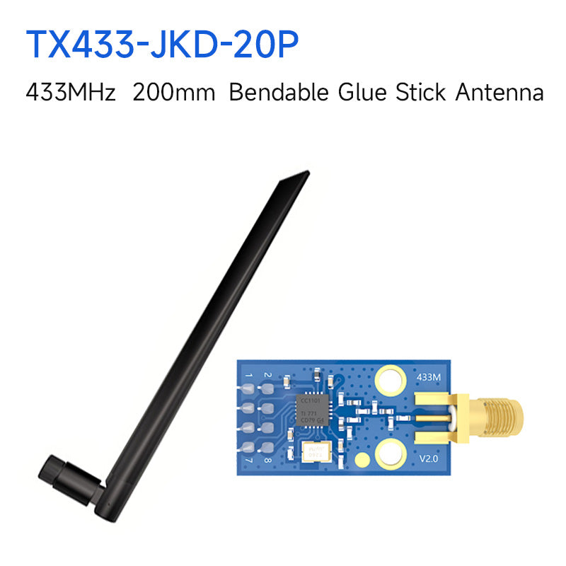 EBYTE E07-M1101D-SMA CC1101 Wireless Transceiver Modul Low Power 433 MHz Entwicklungsboard Kleines SPI-Kommunikationsmodul