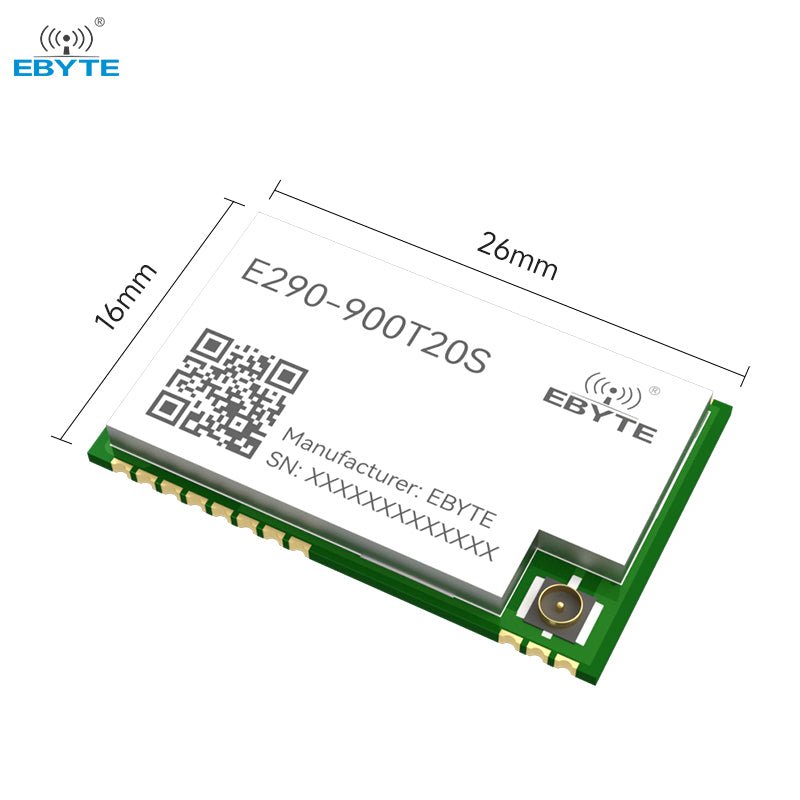 Ebyte E290-900T20S 868/915MHz PAN3060 LoRa Wireless Module 20dbm IAP RSSI Air Wake Up AT Command Low Power Relay Networking