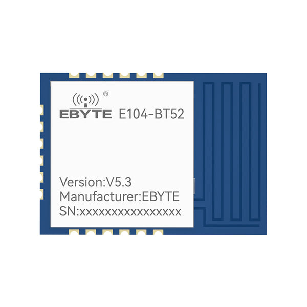 Ebyte E104-BT52 Series BLE to Serial Port Module 2.4GHz BLE5.3/5.0 DA14531 DA14535 Wireless Transparent Transmission BLE Module