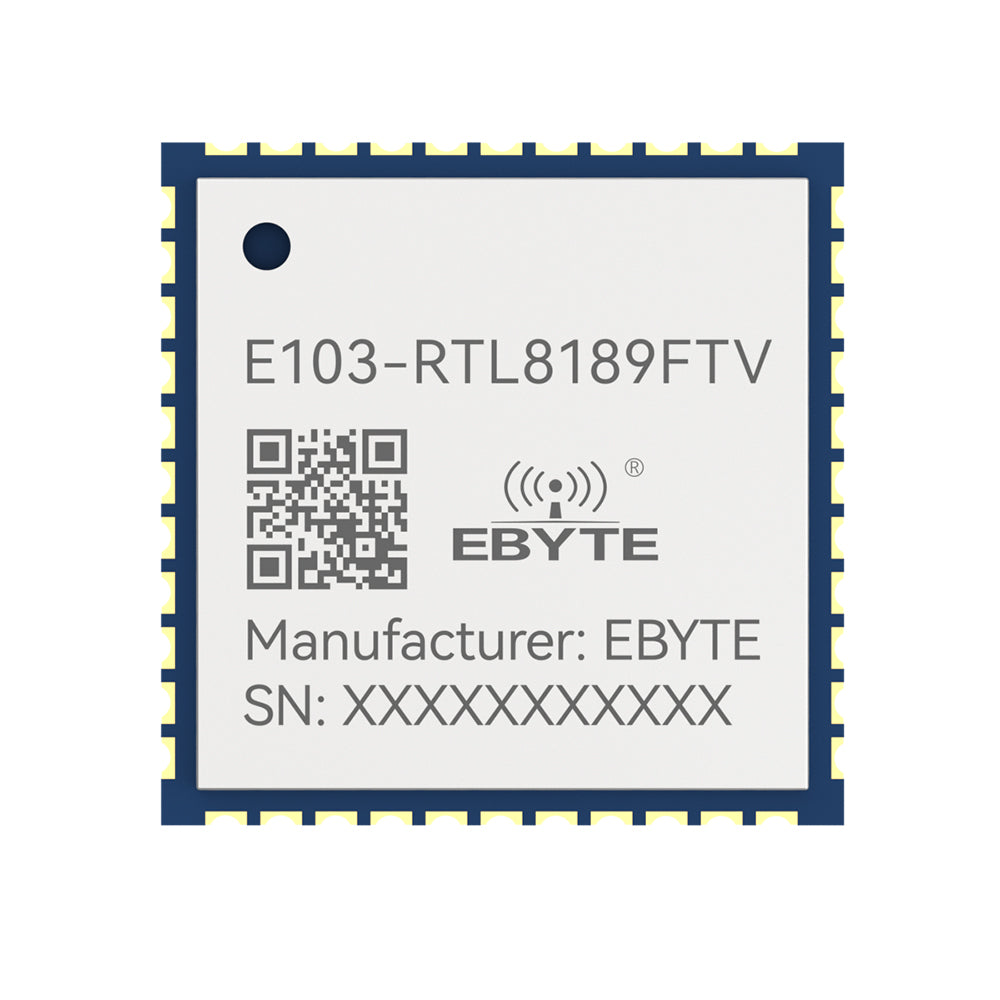 Ebyte E103-RTL8189FTV 16dBm SDIO RTL8189FTV chip Wireless Transmission 2.4GHz  Low-cost High-performance WiFi module