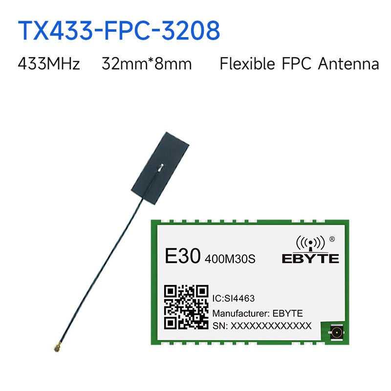 Ebyte E30-400M30S(4463) SI4463 Wireless Module 433/470 MHz 30 dBm Long Range 5.6KM 1W IPX/Stamp Hole Antenna SMD SPI Wireless Module