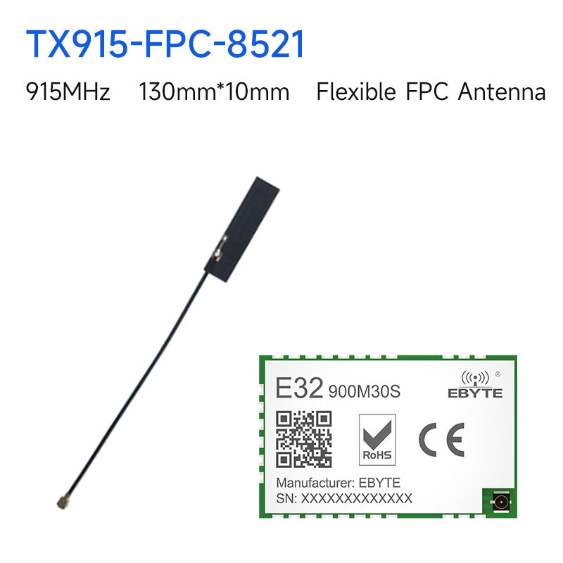 Ebyte E32-900M30S SX1276 Lora Wireless Module 868/915MHz 10KM Long Distance SPI Low Power Consumption SPI LoRa Spread Spectrum Module