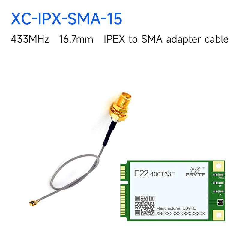 Ebyte E22-400T33E SX1268 33dBm 16km UART/RS485/RS232/USB interface Wireless LoRa spread spectrum module