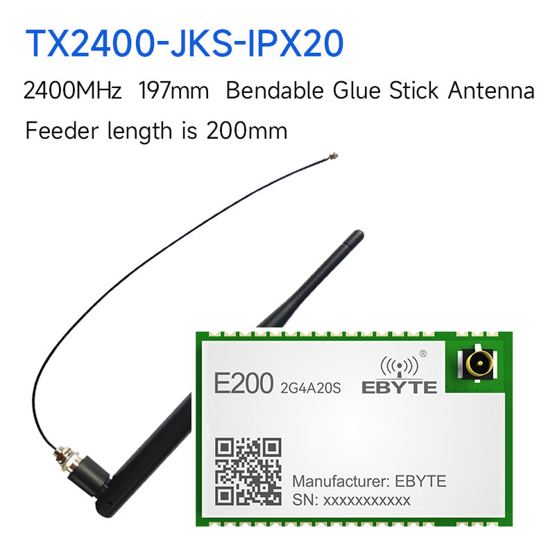 Ebyte E200-2G4A20S wireless audio module low power consumption 2.4G serial port integrated transceiver two-way transmission