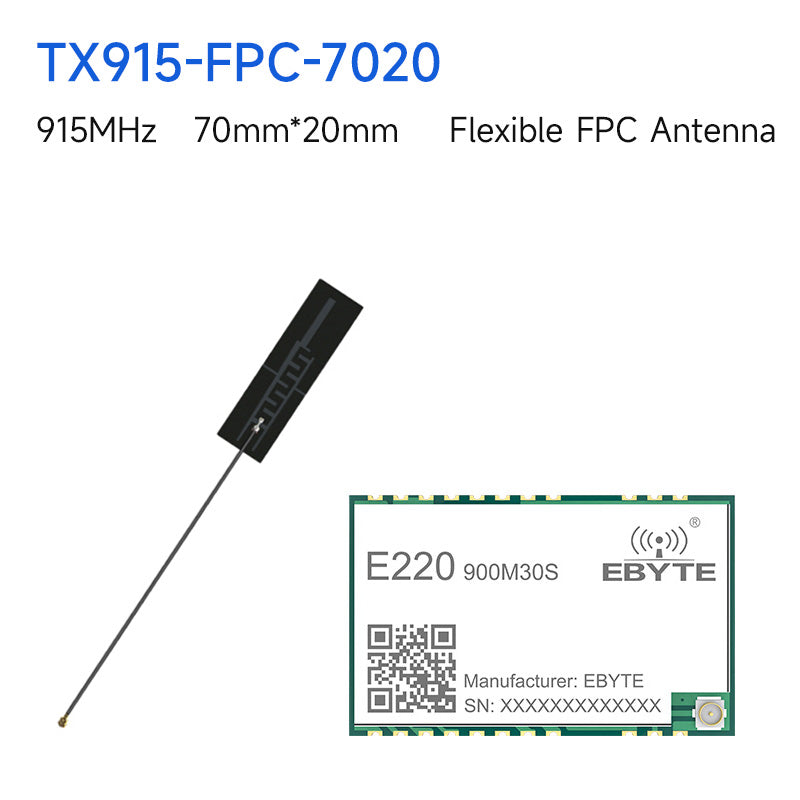 Ebyte E220-900M30S LLCC68 LoRa Wireless Module 868/915MHz 30dBm Long Range 10km IPEX/Stamp Hole Antenna SMD SPI Wireless Module