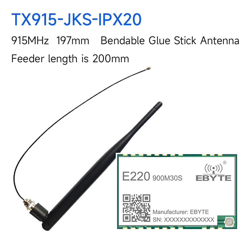 LLCC68 LoRa Wireless Modul 868/915MHz E220-900M30S 30dBm Long Range 10km IPEX/Stempellochantenne SMD SPI Wireless Modul