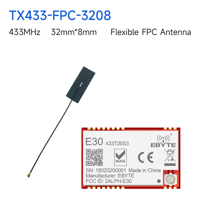 SI4438 433 MHz Hochwertiges Funkmodul HF-Modul E30-433T20S3-V2.0 Langstrecken-UART-Transceiver CE RoHS EBYTE