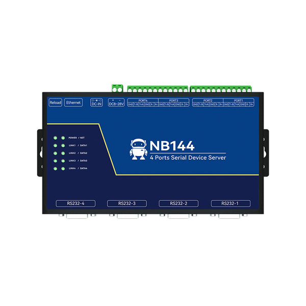 Ebyte NB144 Series Industrial Grade Ethernet 4-channel Serial Server RS485/RS232/RS422 Edge Computing Gateway ModBus Gateway