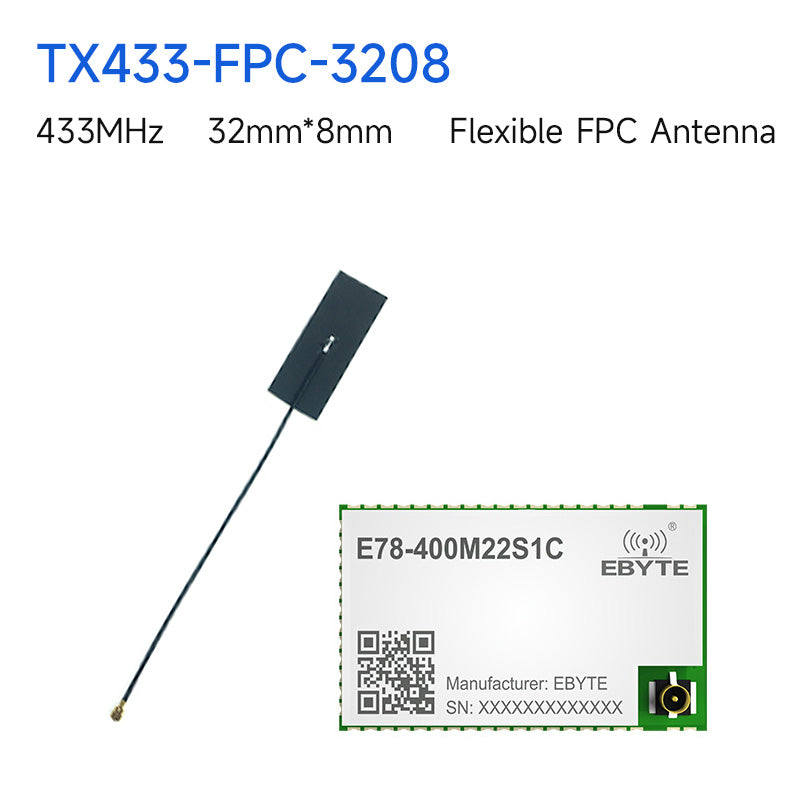 EBYTE E78-400M22S1C ASR6601 LoRa Wireless Module 433Mhz 470Mhz LoRaWAN LinkWAN 6km RF Transceiver Receiver IPEX Stamp Hole