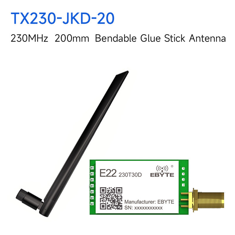 Беспроводной модуль LoRa SX1262 EBYTE E22-230T22D-V2/E22-230T30D-V2 с низким энергопотреблением, модуль LoRa на большие расстояния, 220–236 МГц SMA-K DIP