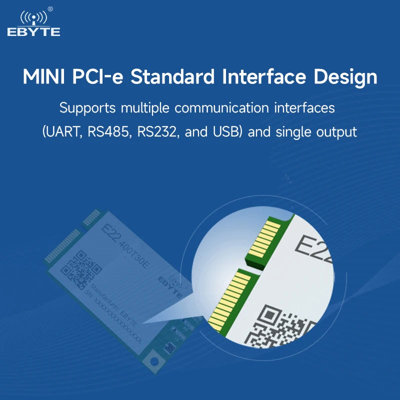 Ebyte Free sample E22-400T30E 10km long distance wireless transmission module lora receiver relay controller module