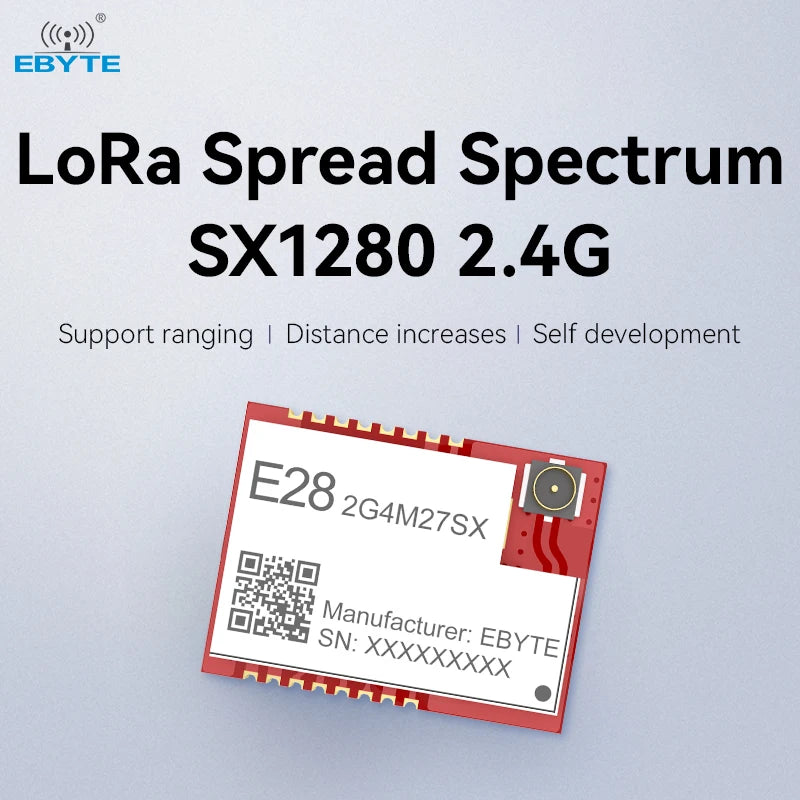 EBYTE E28-2G4M27SX Free sample SX1281 27dBm 2.4GHz RF transceiver lora module rf modulator for sale