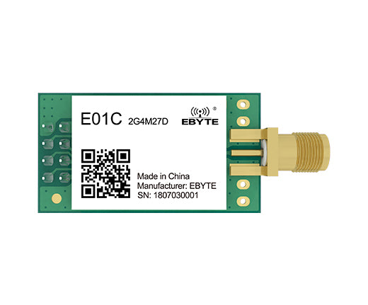 Ebyte E01C-2G4M27D 27dBm Receiver Wireless Serial Port Module SPI Si24R1 chip plug-in wireless module 2.4G Rf Module