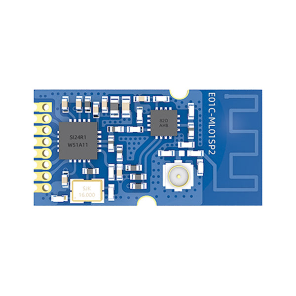 Ebyte OEM ODM E01C-ML01SP2 Si24R1chip Small Size Built-in PCB antenna 20dBm 100mW  SPI RF Module 2.4GHz SMD wireless module