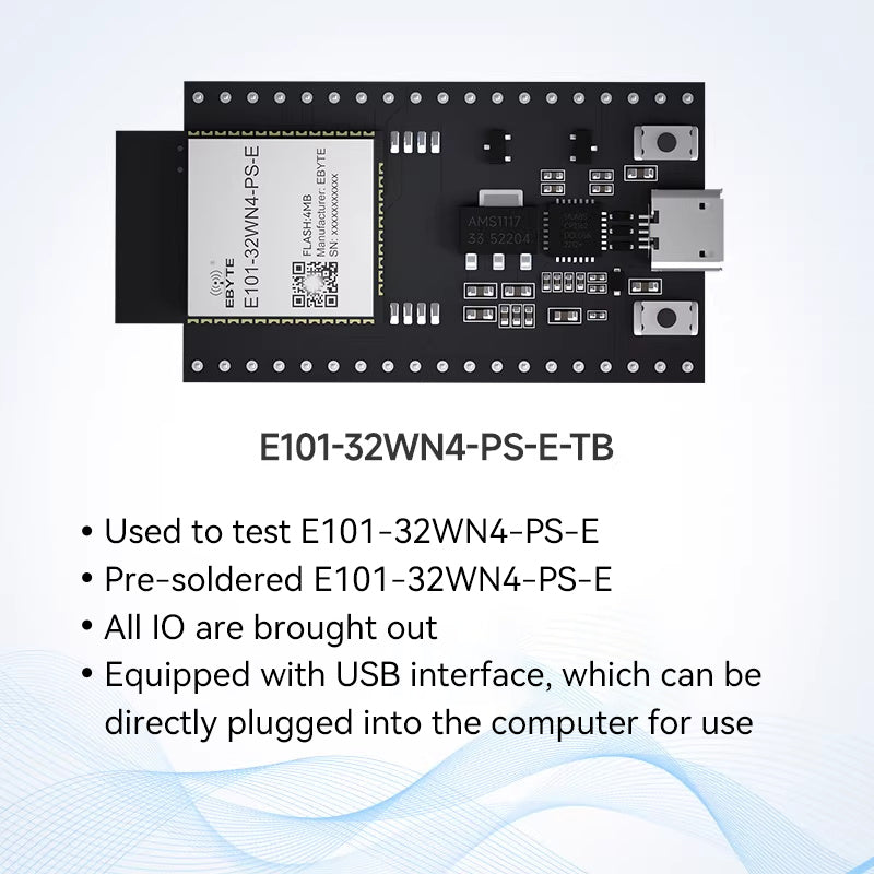 Ebyte Module For 5ghz ESP32 Chip Solution Dual-core Wireless Module with Wi-Fi and BLE ...