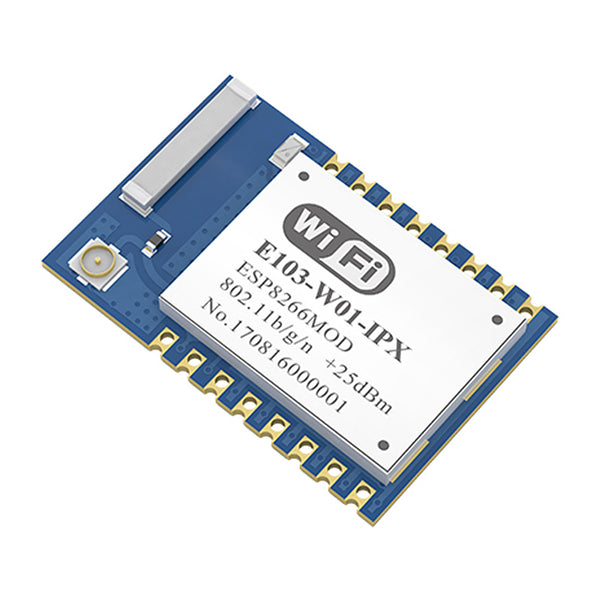 Модуль Wi-Fi ESP8266EX E103-W01-IPX Совет по развитию Интернета вещей 2,4 ГГц, 20 дБм, беспроводной IPX и керамическая антенна