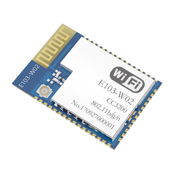 Беспроводной модуль CC3200 Wi-Fi 2,4 ГГц E103-W02 Плата разработки EBYTE 20 дБм Антенна PCB AT Command Маломощный беспроводной модуль Wi-Fi