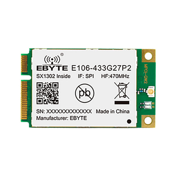 Ebyte E106-433G27P2 Lora module Sx1302 wireless Lora gateway RF SPI interface 433Mhz