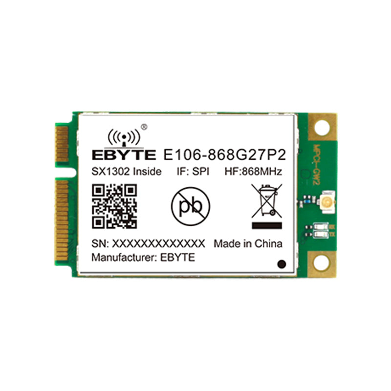EBYTE E106-868G27P2 SX1302 868MHz SPI PCI-e LoRa Long-range Communicator Radio LoRa Module Wireless Transceiver Ebyte Transmitter