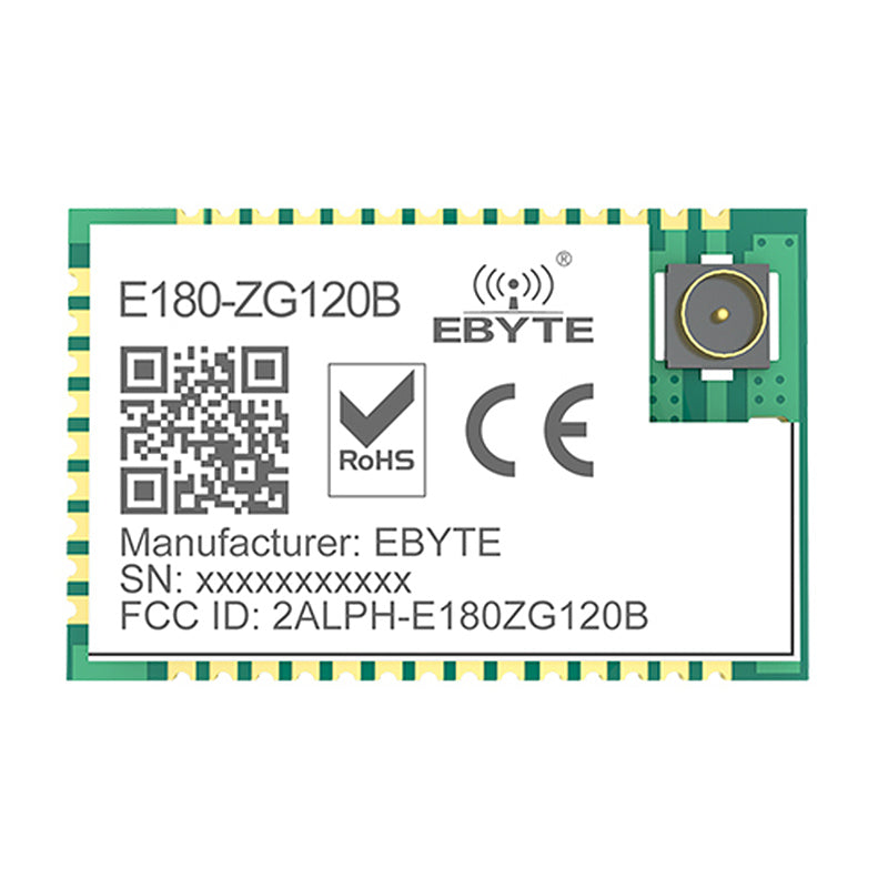 EFR32 ZigBee 3.0 Funkmodul 2,4 GHz Touch Link Smart Home SMD Langstrecken-HF-Transceiver-Modul Ebyte E180-ZG120B