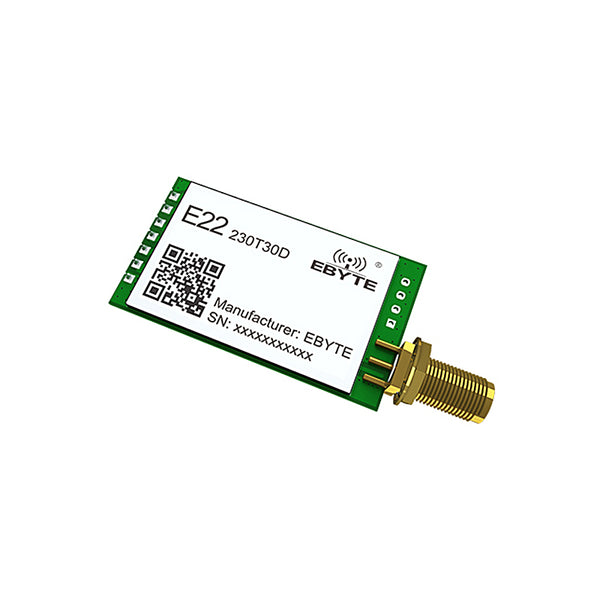 SX1262 LoRa-Funkmodul EBYTE E22-230T22D-V2/E22-230T30D-V2 Geringer Stromverbrauch Langstrecken-220–236 MHz SMA-K DIP LoRa-Modul
