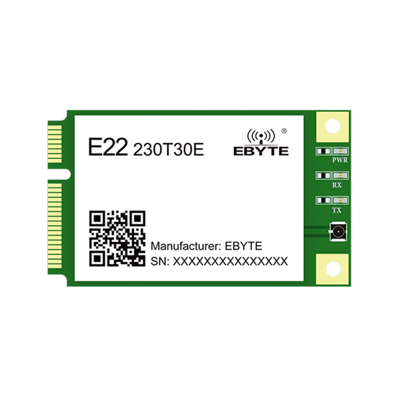 Ebyte OEM ODM E22-230T30E sx1262 30dm PCIE 10km 220.125-236.125MHz PCI-e interface Lora wireless module