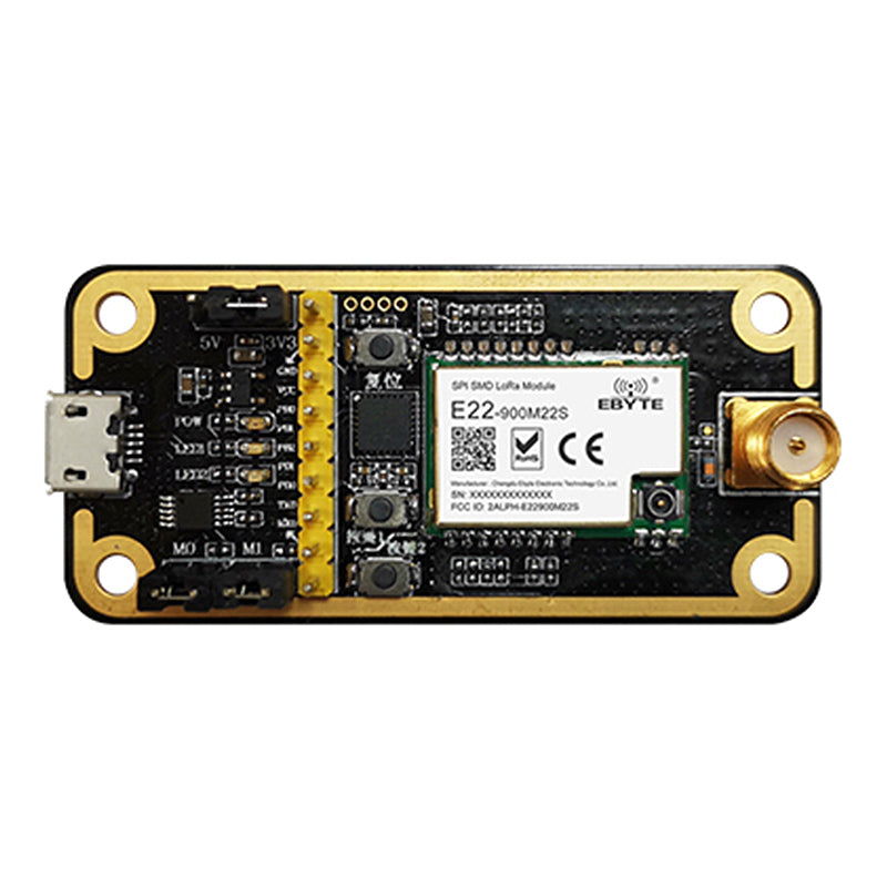 Тестовая плата E22-900MBL-01 E22-900M22S Оценочный комплект для разработки LoRa Интерфейс USB для основного управляющего микроконтроллера TTL STM8L151G4 Простота использования 