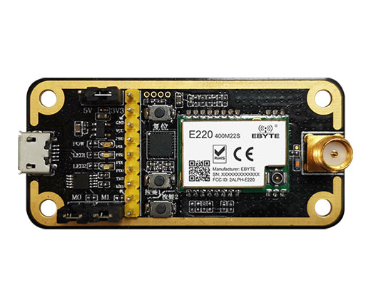 Testplatine E220-400MBL-01 E220-400M22S Entwicklungs-Evaluierungskit USB-Schnittstelle zu TTL Easy Use Main Control MCU STM8L151G4