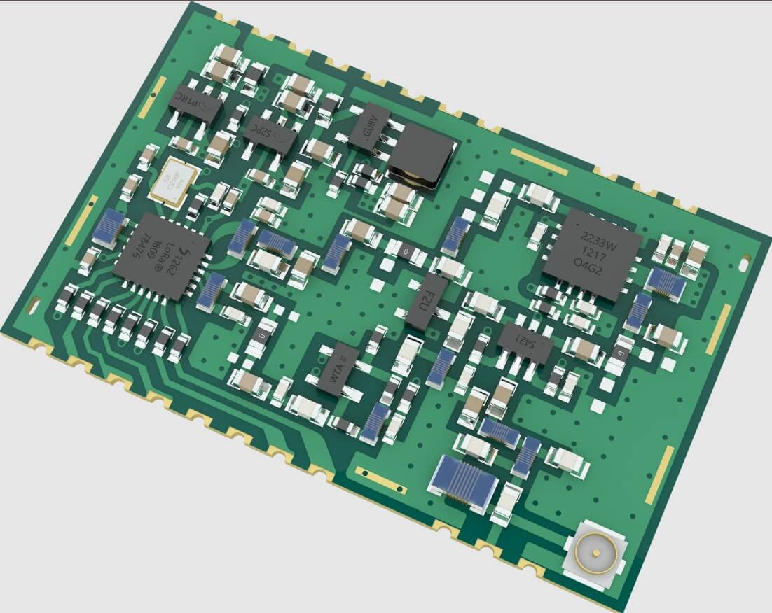 EBYTE E22-900M30S SX1262 Модуль LoRa 868 МГц Беспроводной модуль 30 дБм Диапазон 12 км Антенна IPEX Интерфейс SPI Низкое энергопотребление