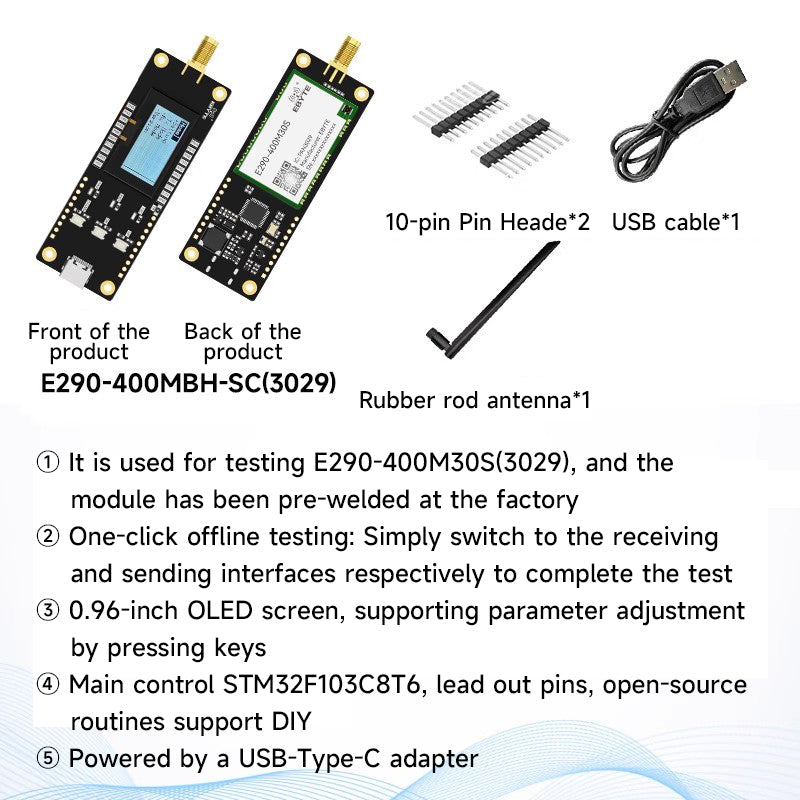 Ebyte E290-400M30S/33S PAN3060/PAN3029 SPI 30/33dBm 10km 433/470MHz Scheme RF Wireless Module and Wireless module development board 433/470MHz LoRa Module Global License-Free ISM