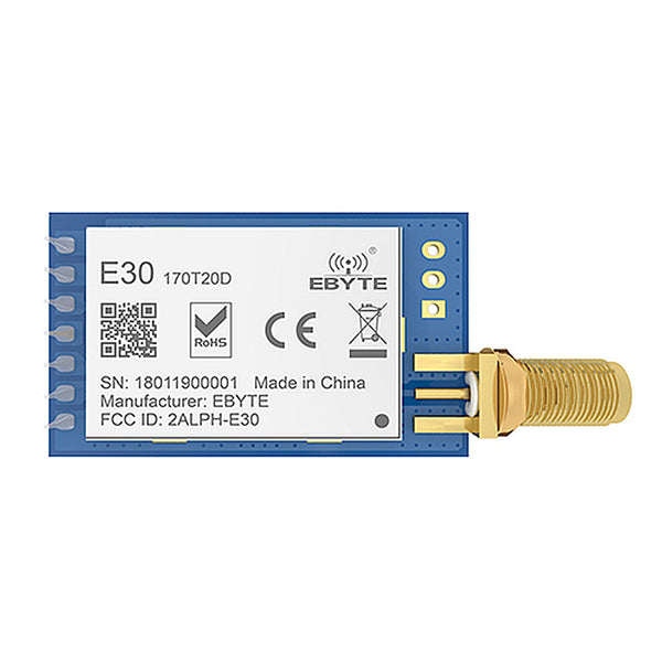 Ebyte E30-170T20D SI4463 UART 2Km Range 170MHz 20dBm DIP 21*36mm CE RoHs FCC LoRa Wireless Transmitter RF Module