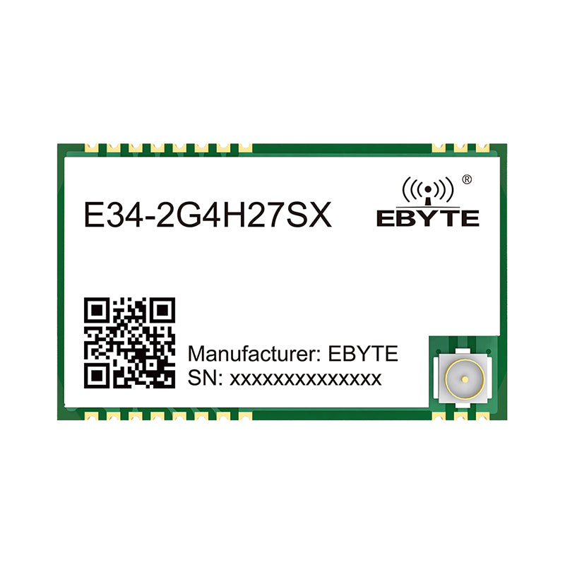 Ebyte E34-2G4H27SX 27dBm 5km Automatic frequency hopping 2.4GHz half-duplex high-speed transparent Serial wireless module