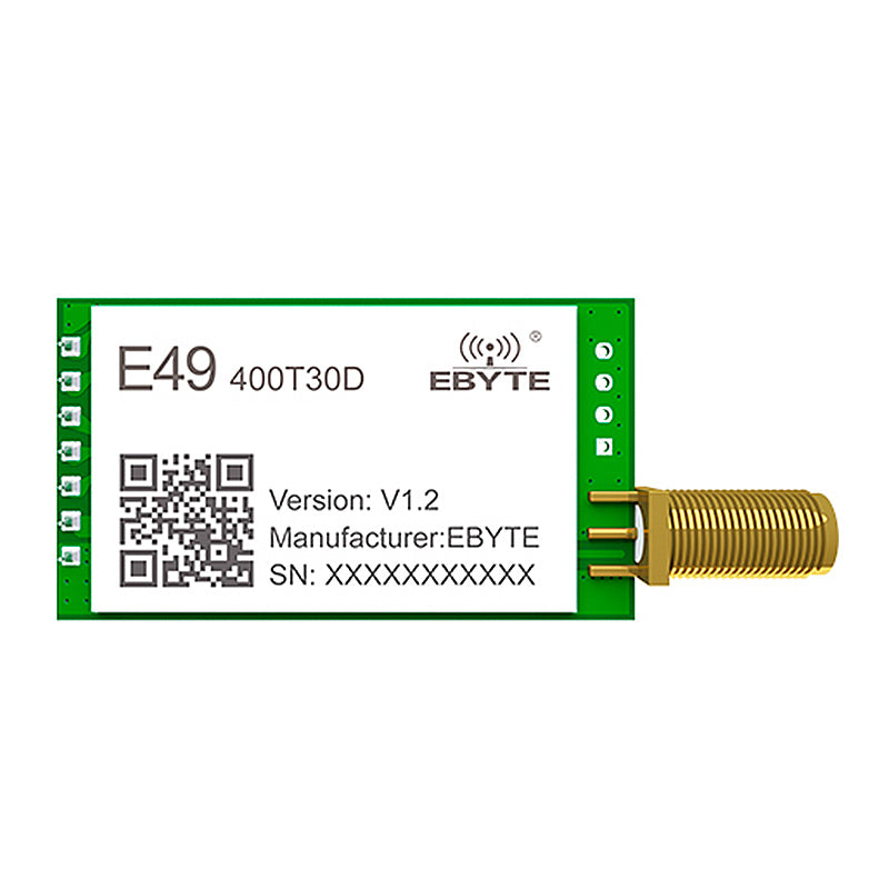 Ebyte OEM ODM E49-400T30D hot 5.6km 30dBm GFSK modulation long distance Rf Plug-in wireless module UART module