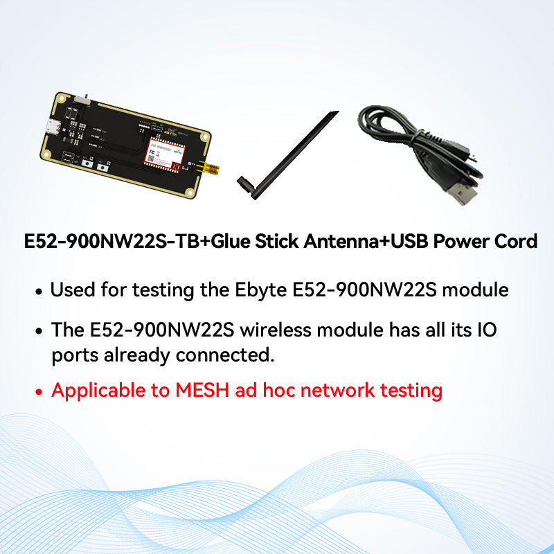 LoRa MESH networking 868MHz spread spectrum Wireless serial port ...