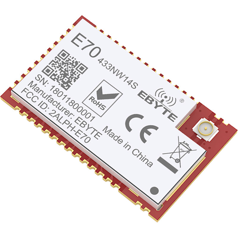 CC1310 Chips Star Network Module 200 Nodes E70-433NW14S 433MHz 14dBm IPEX Antenna EBYTE Long Distace UART Wireless Module