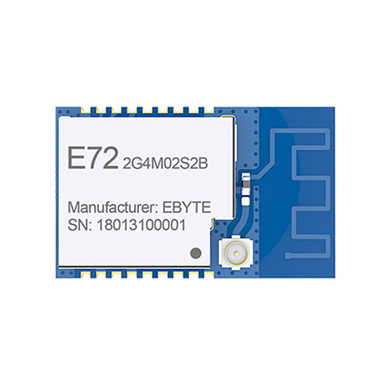 BLE 5.1 ​​Drahtloses HF-Modul EBYTE E72-2G4M02S2B Entwicklungsplatine basierend auf CC2640-Chips mit Pcb-Antenne SMD 2,4 GHz AT-Befehl