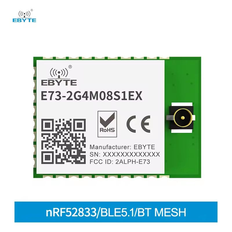EBYTE E73 series nRF52840 nRF52833 RF chip 2.4GHZ BLE module Mesh SMD Nordic module small size BLE 4.2/5.0 IPEX Antenna Transmitter Receiver