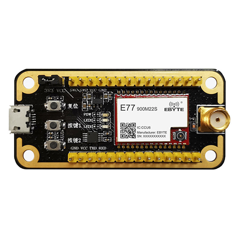 STM32 Development Testing Board CDEBYTE E77-900MBL-01 Pre-soldered E77-900M22S USB Interface LoRa Module With Antenna