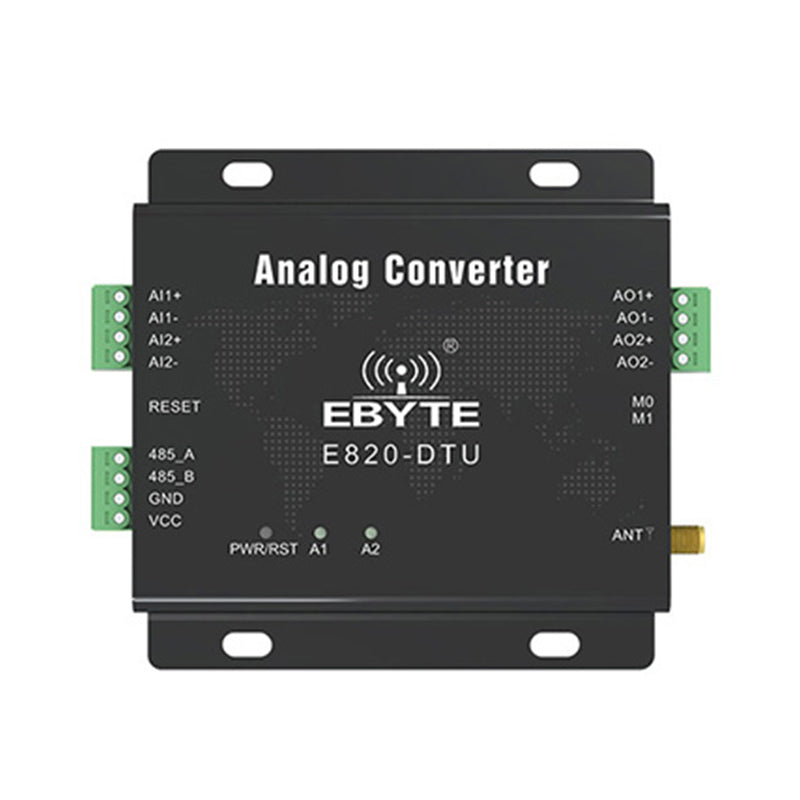 E820-DTU(2I2-433L)-V8 4-20 mA Wireless Transmitter to 433mhz Radio RTU Analog Data Acquisition Device