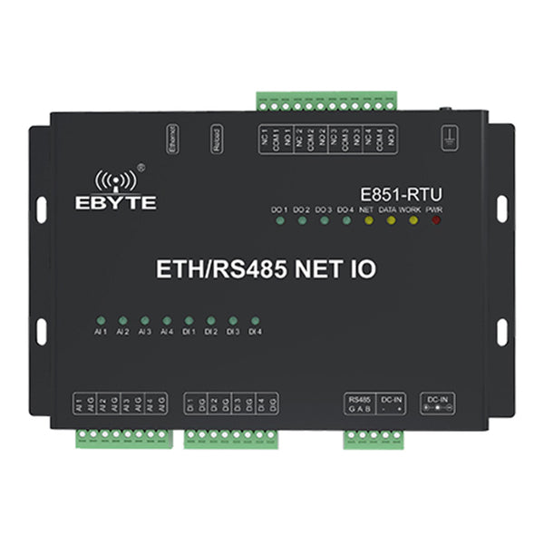 MODBUS Agriculture Iot E851-RTU(4440-ETH) 12 Channel Analog Digital Relay Output Ethernet Data Acquisition Control Module RS485