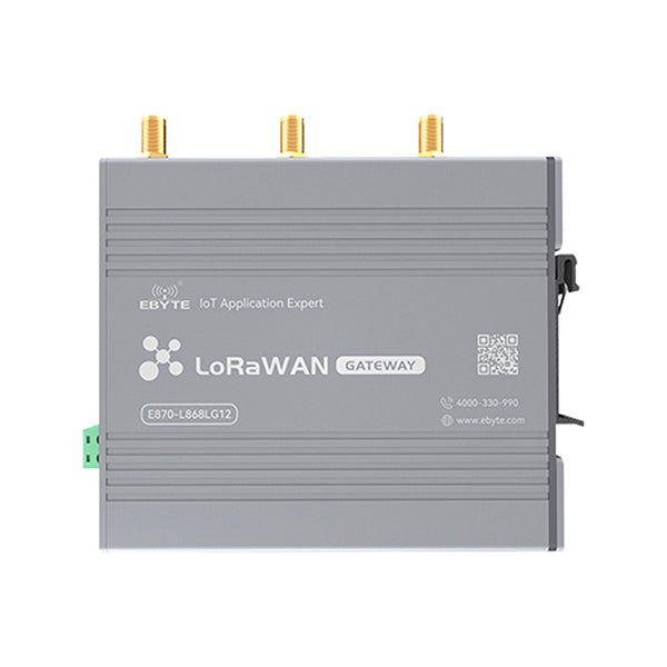 SX1302 Промышленный шлюз LoRaWAN, 868 МГц, полудуплексный CDEBYTE E870-L868LG12, 27 дБм, 3 км, 8 ~ 28 В постоянного тока, многоканальный беспроводной шлюз