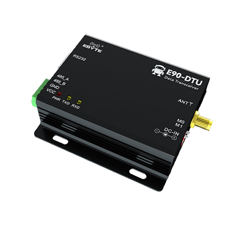 SX1262 Lora 230Mhz 22dBm 5Km Range 0.3k~15.6kbps RS232 RS485 Wireless Lora Modem E90-DTU(230SL22)