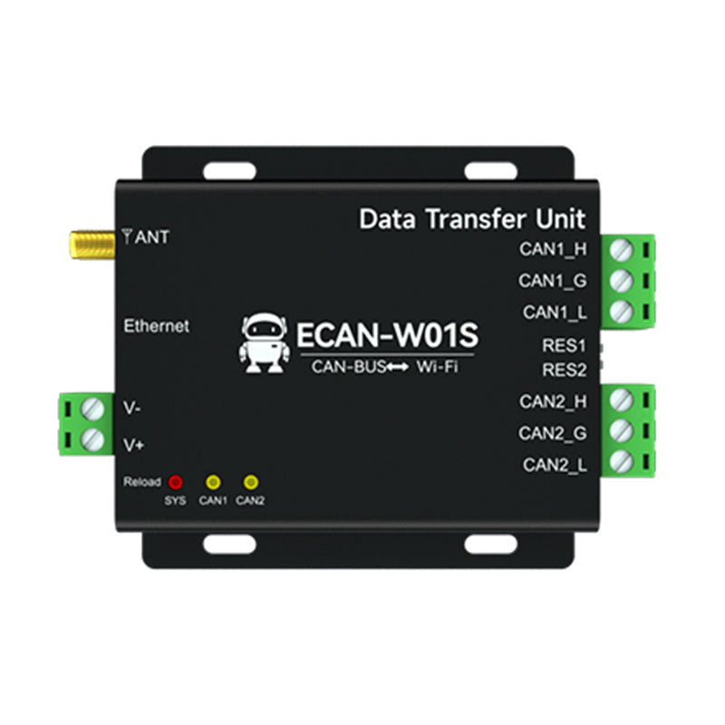 Ebyte OEM/ODM ECAN-W01S DUAL-CHANNEL CAN TO WIFI PROTOCOL Conversion gateway AP/STA dual-mode two-way transparent transmission