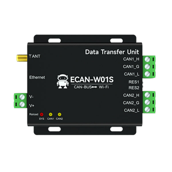 Ebyte OEM/ODM ECAN-W01S DUAL-CHANNEL CAN TO WIFI PROTOCOL Conversion gateway AP/STA dual-mode two-way transparent transmission